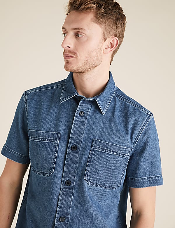 Denim Utility Shirt