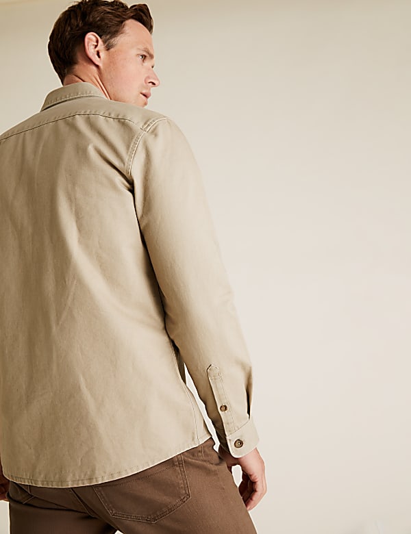 PURE COTTON OVERSHIRT