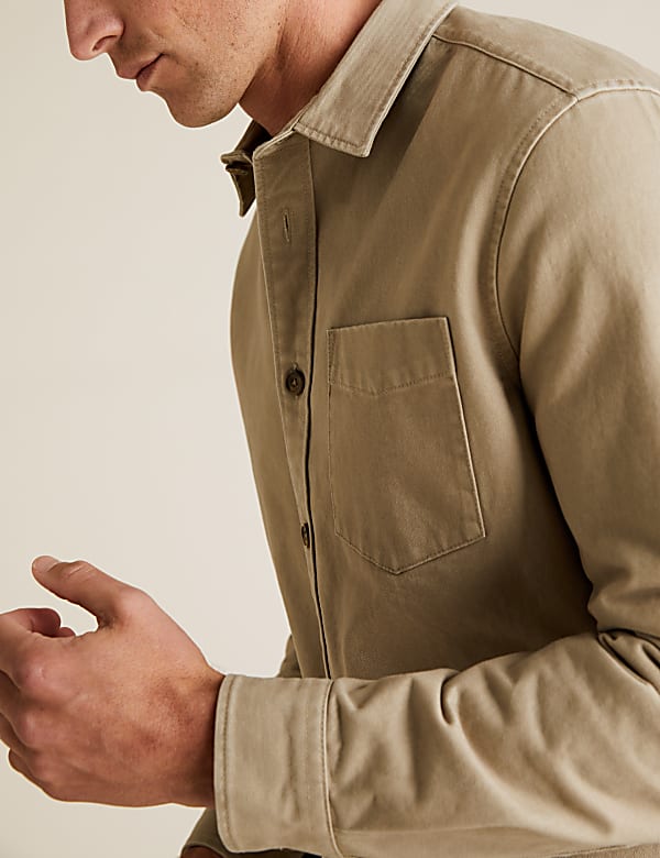 PURE COTTON OVERSHIRT
