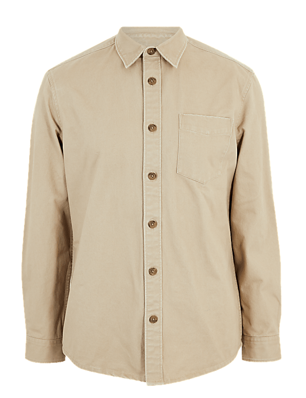 PURE COTTON OVERSHIRT