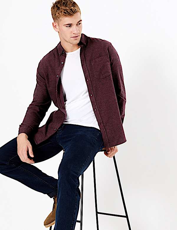 Pure Cotton Flannel Shirt