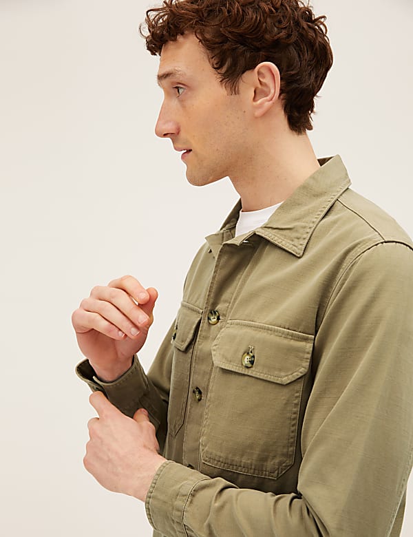Marks and spencer overshirt store