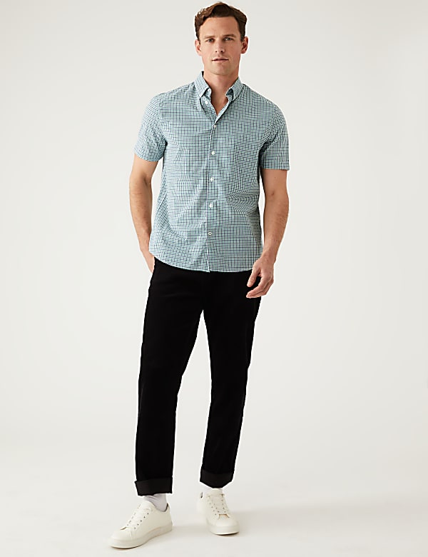 Pure Cotton Gingham Shirt