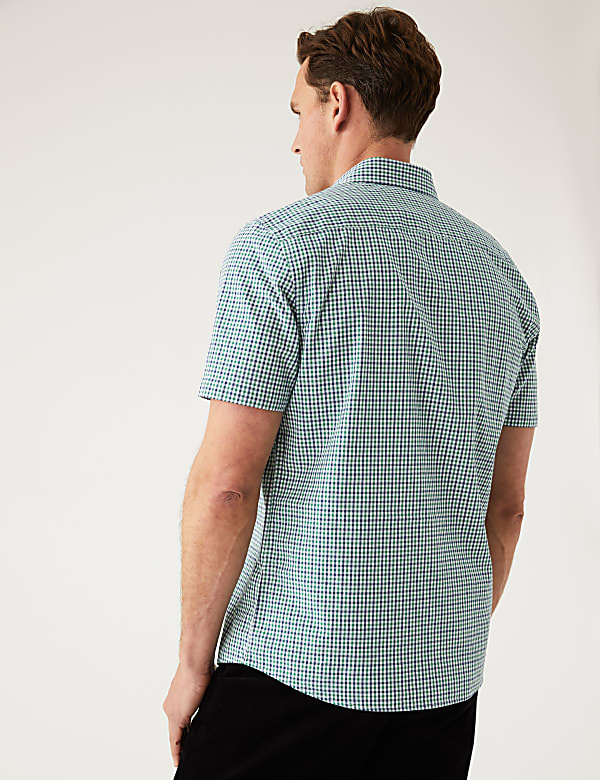 Pure Cotton Gingham Shirt