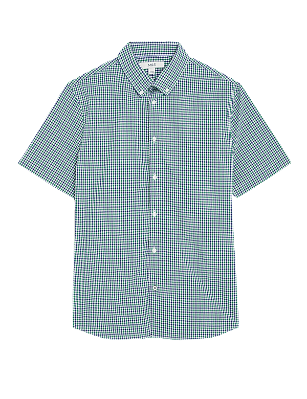 Pure Cotton Gingham Shirt