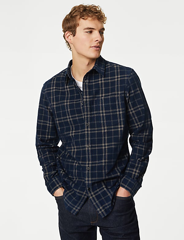 Corduroy Check Shirt