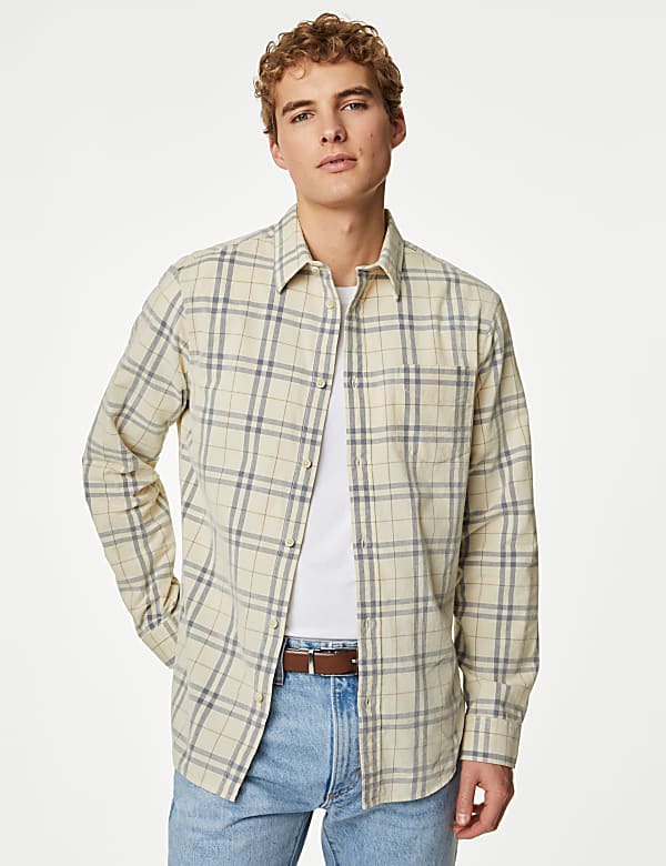 Corduroy Check Shirt