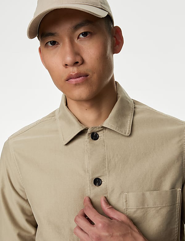 Katoenrijk overshirt - NL