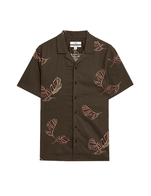 Easy Iron Pure Cotton Hawaiian Shirt