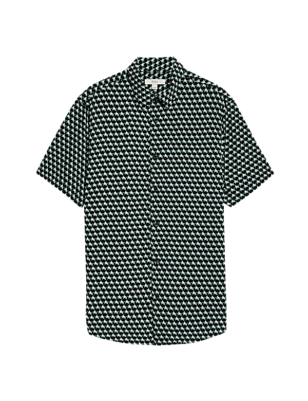 Geometric Print Shirt
