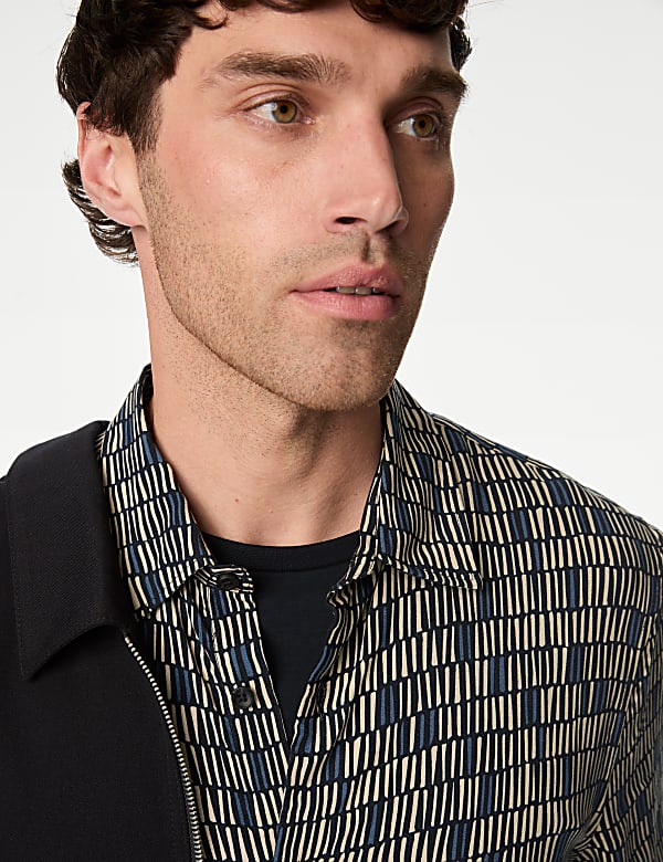 Geometric Print Shirt
