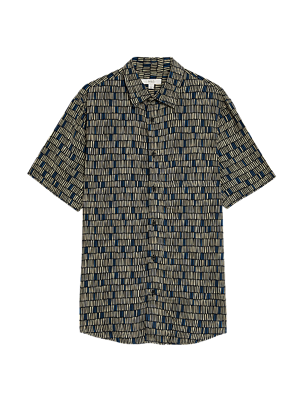 Geometric Print Shirt