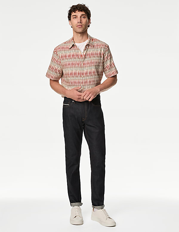 Cotton Blend Printed Shirt
