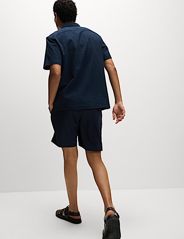 Cotton Rich Textured Check Shirt - ID