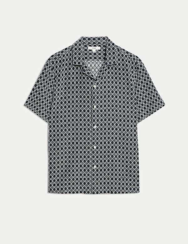 Cotton Rich Jacquard Shirt