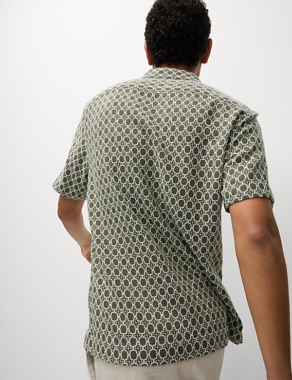 Cotton Rich Jacquard Shirt