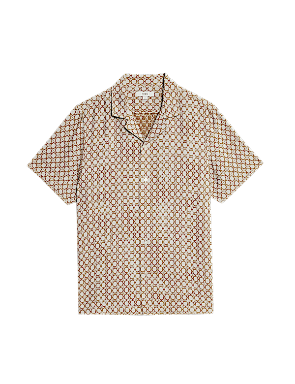 Cotton Rich Jacquard Shirt