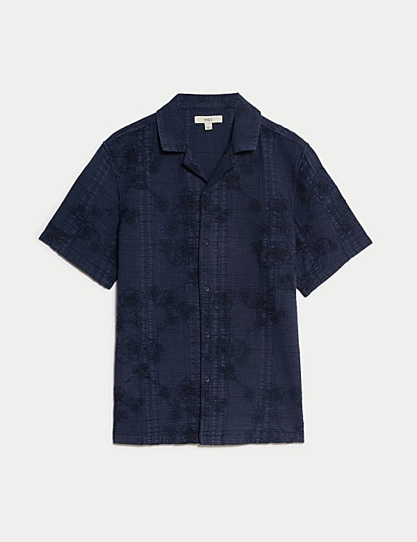 Pure Cotton Seersucker Shirt - VN