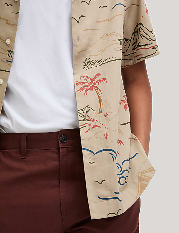 Easy Iron Pure Cotton Hawaiian Shirt