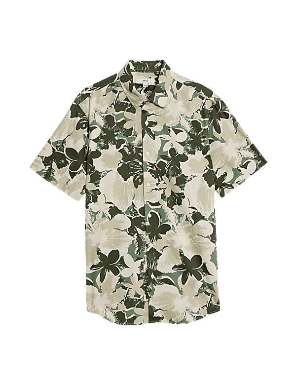 Pure Cotton Hawaiian Shirt
