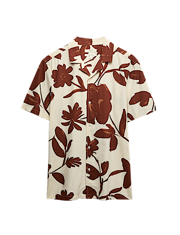 Regular Fit Pure Cotton Short Sleeve Shirt