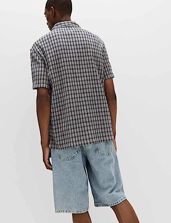Pure Cotton Checked Shirt - AT