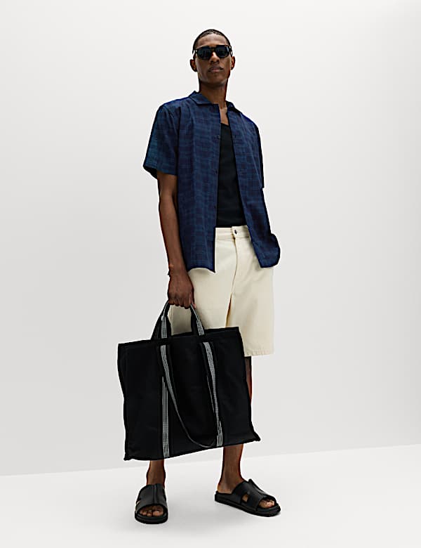 Gemakkelijk te strijken regular-fit overhemd van zuiver katoen - BE