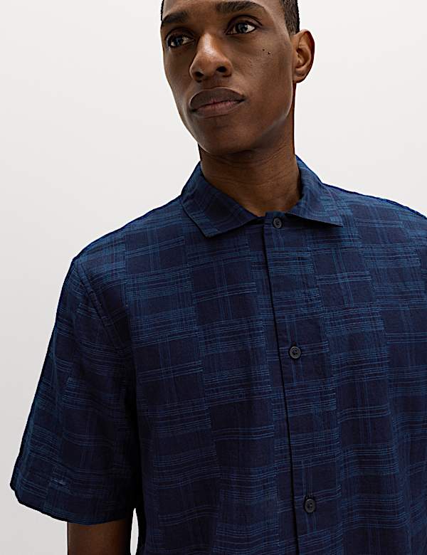 Gemakkelijk te strijken regular-fit overhemd van zuiver katoen - BE