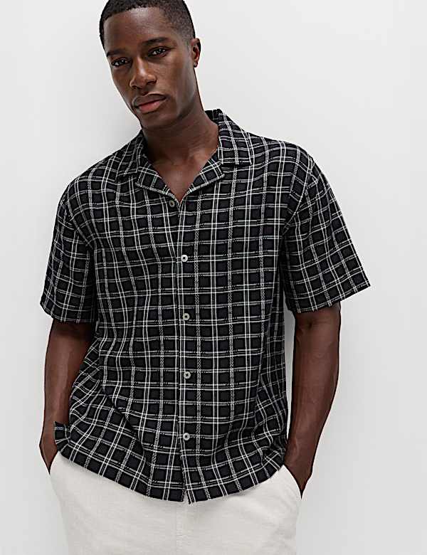 Regular Fit Pure Cotton Short Sleeve Shirt
