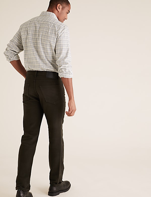 Regular Fit Brushed Cotton Checked Shirt