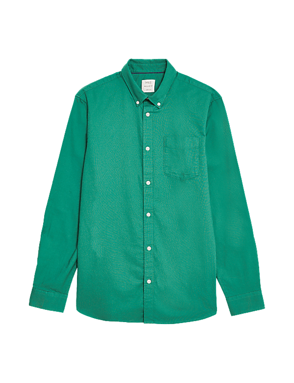 Easy Iron Pure Cotton Oxford Shirt