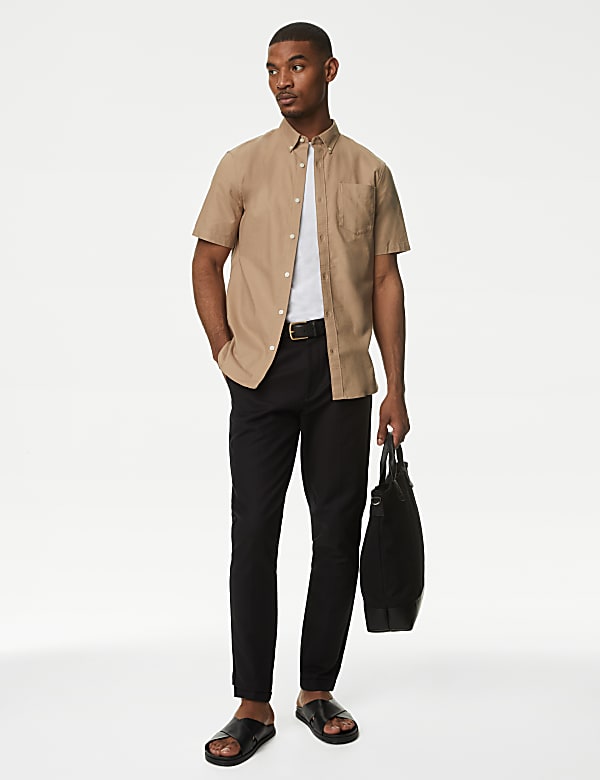 Easy Iron Pure Cotton Oxford Shirt