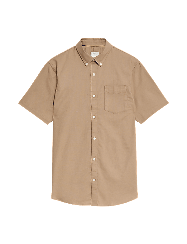 Easy Iron Pure Cotton Oxford Shirt