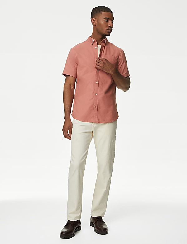 Easy Iron Pure Cotton Oxford Shirt