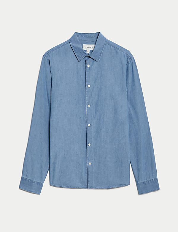 Denim Shirt MEDIUM BLUE Shirts M S IL