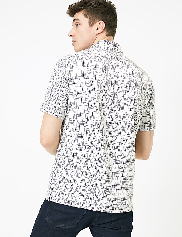 Geometric Print Shirt