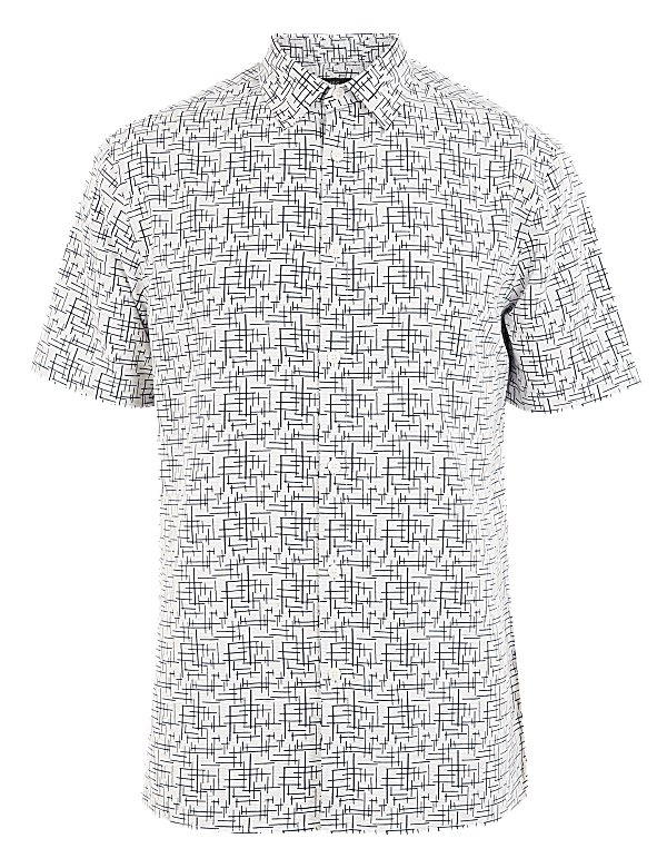 Geometric Print Shirt