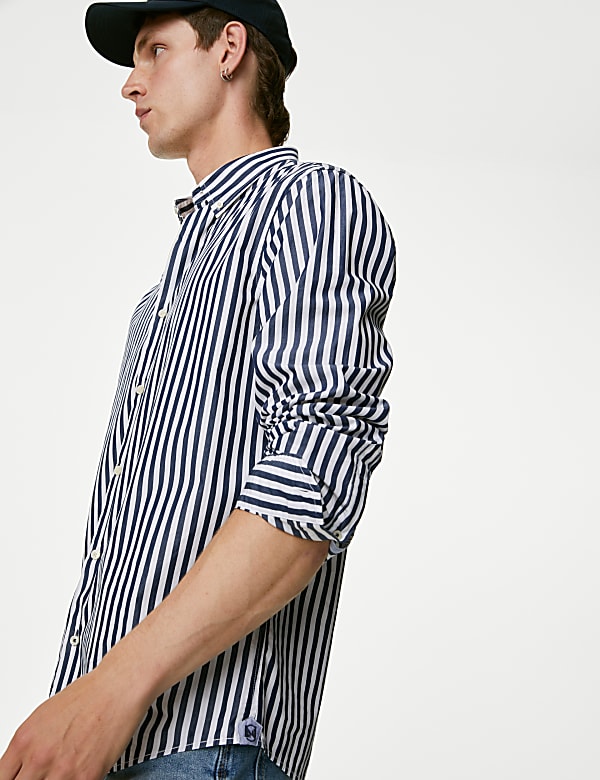 Pure Cotton Striped Shirt