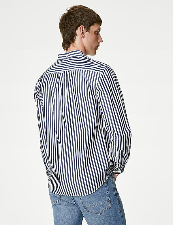 Pure Cotton Striped Shirt