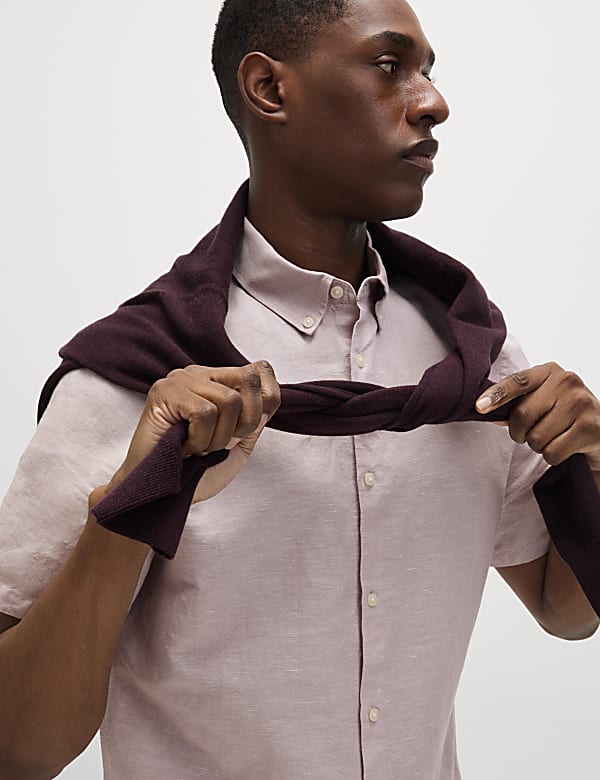 Easy Iron Linen Rich Shirt