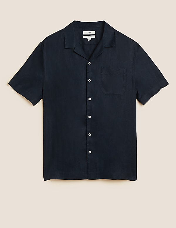 Pure Linen Revere Shirt