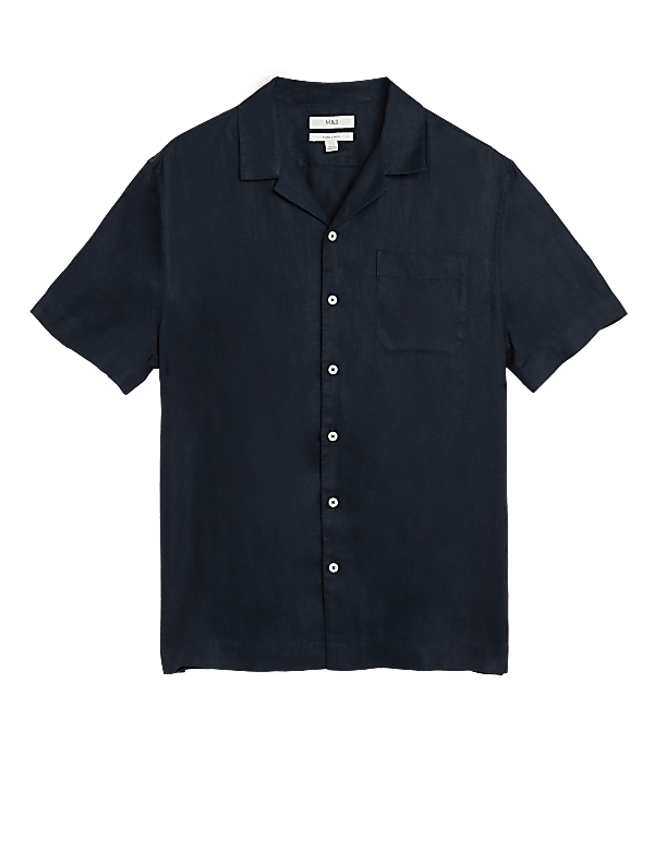 Pure Linen Revere Shirt
