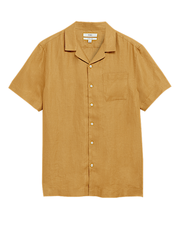 Pure Linen Revere Shirt