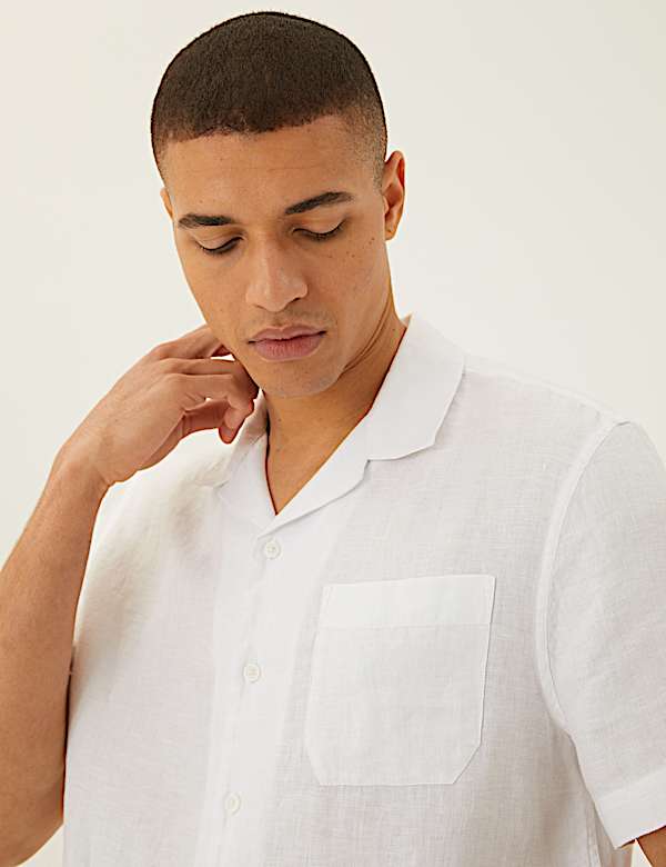 Pure Linen Revere Shirt