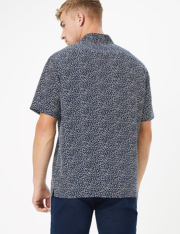 Geometric Print Relaxed Fit Shirt