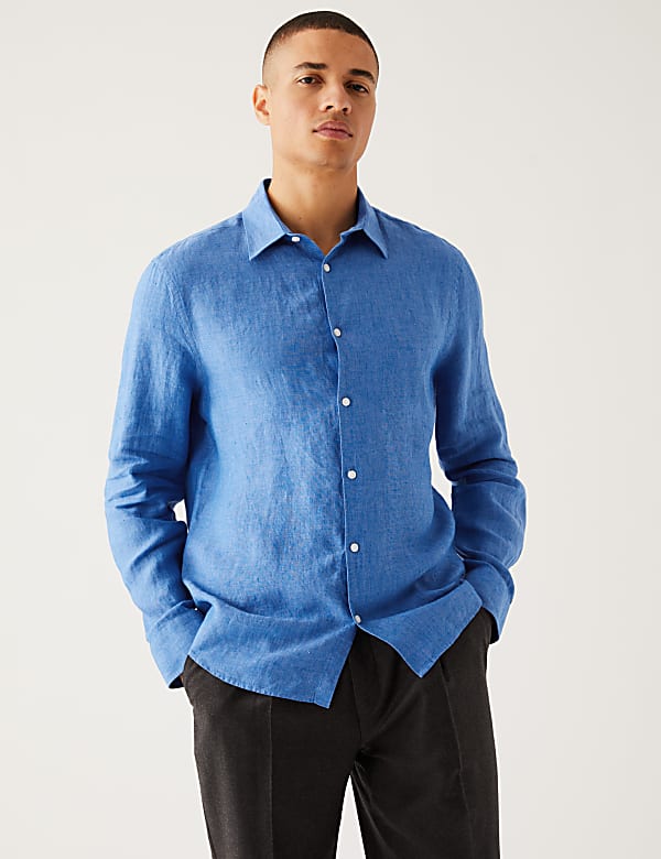 Pure Linen Regular Fit Shirt