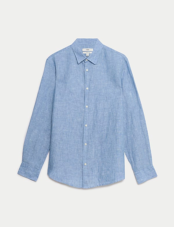 Pure Linen Regular Fit Shirt - SK