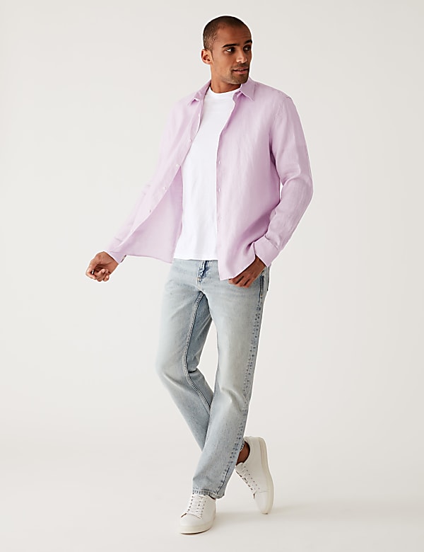 Pure Linen Regular Fit Shirt