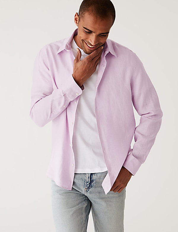 Pure Linen Regular Fit Shirt