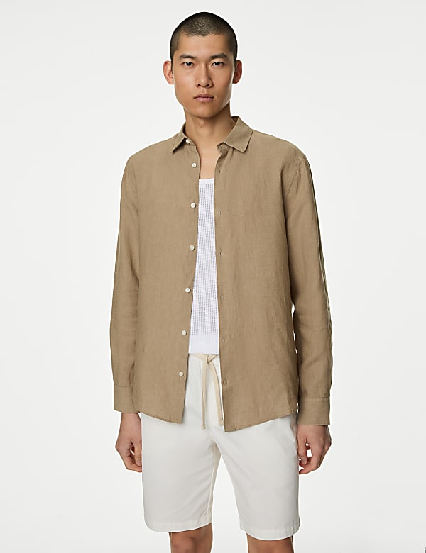 Pure Linen Regular Fit Shirt